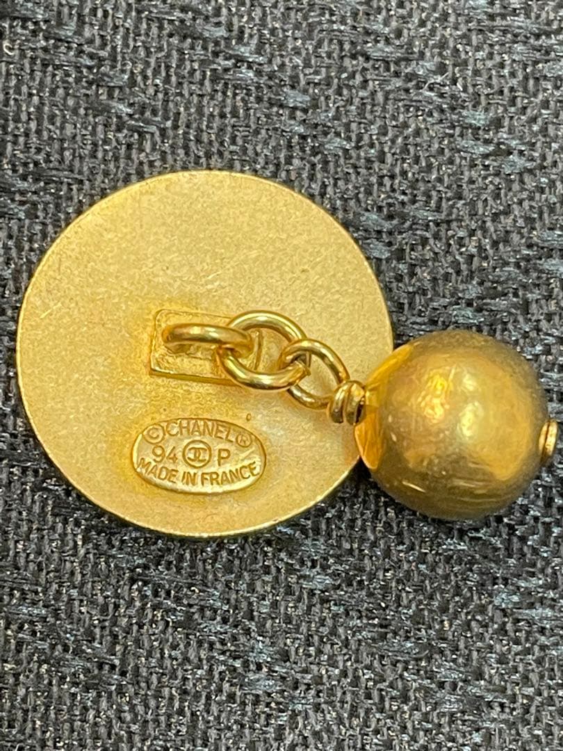CHANEL シャネル　ココマーク　94P カフスボタン ゴールド
