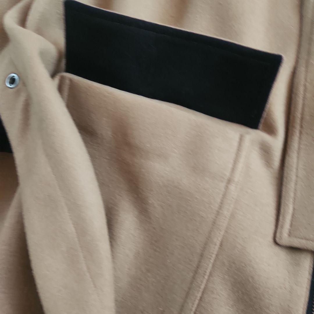 Noble N.Jam ハンティングコート　ケープ　ポンチョ　モカ系　日本製