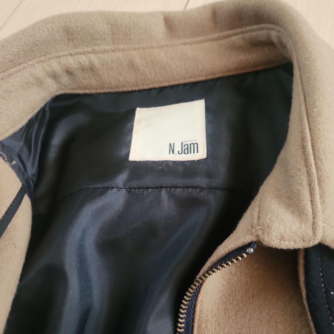 Noble N.Jam ハンティングコート　ケープ　ポンチョ　モカ系　日本製