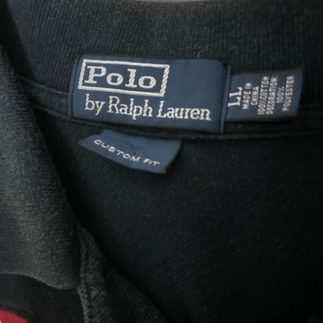 ポロバイラルフローレン 半袖 ポロシャツ イタリア 刺繍ロゴ ビッグポニー LL