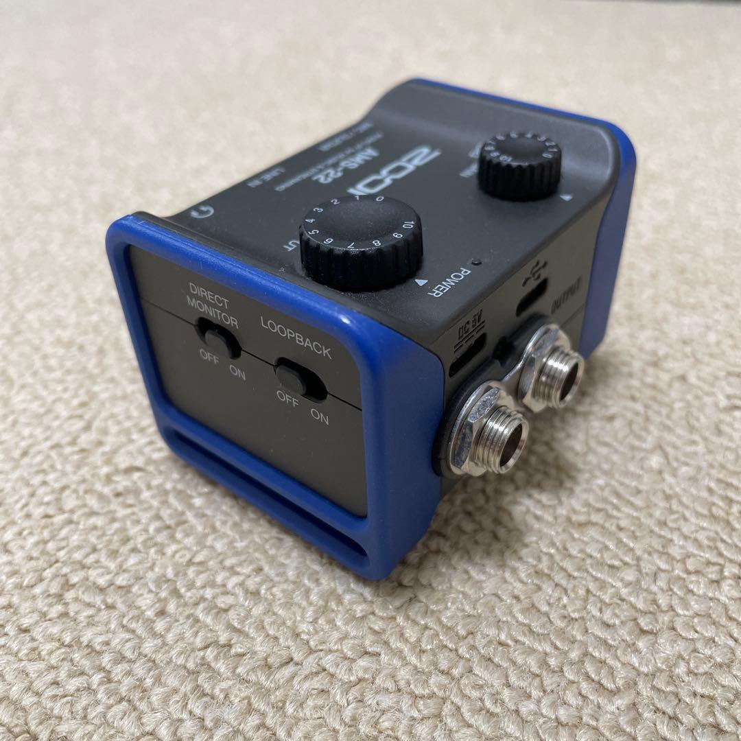 ZOOM AMS-22 本体とボックス オーディオインターフェース
