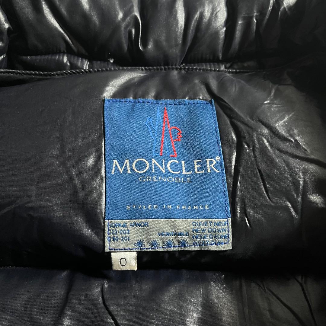 MONCLER モンクレール フランス製 青タグ ダウン ベスト ダークネイビー