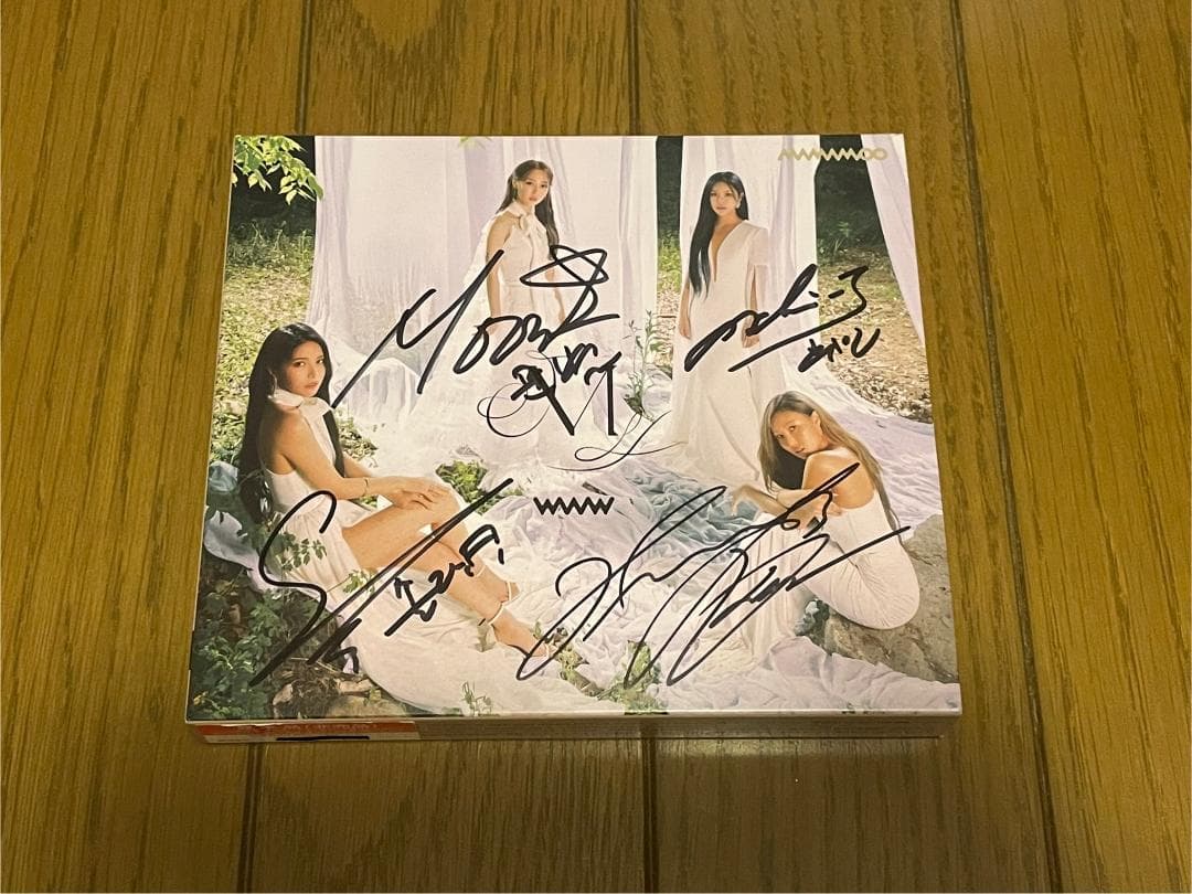 MAMAMOO　WAW　Japanese edition 直筆サイン入りCD
