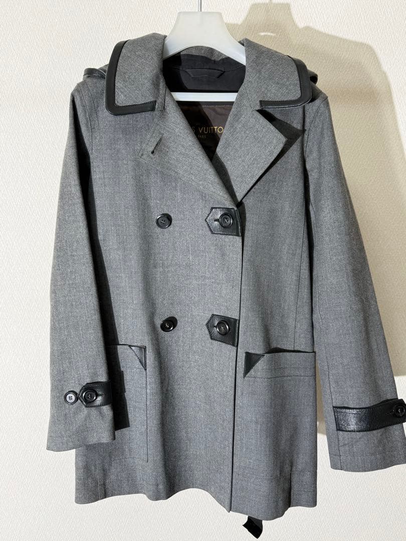 ルイヴィトン フード付きPコート