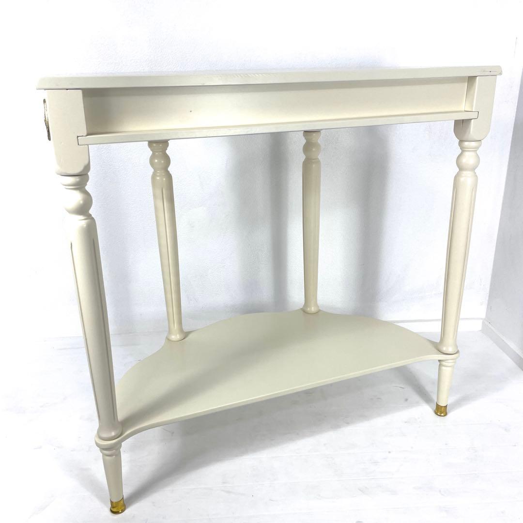 コンソールテーブル　サイドテーブル　インテリア　花台　アンティーク　　ロココ調