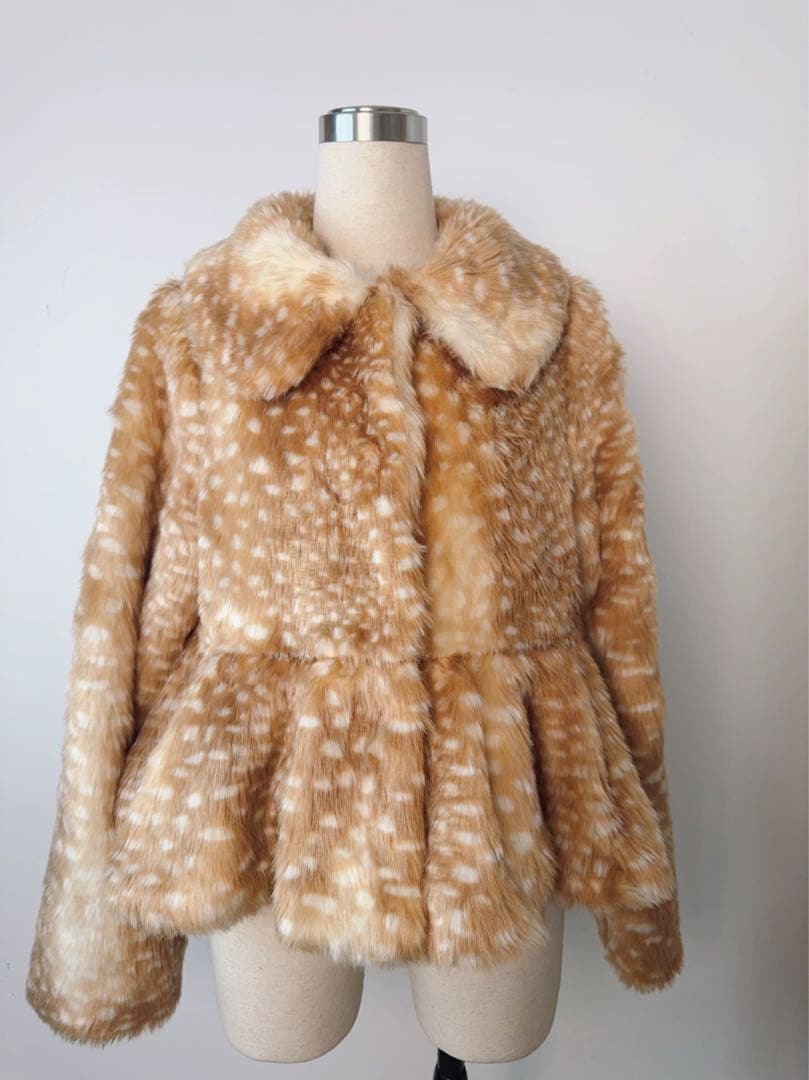 bibiy. DORA PEPURAMU FUR COAT 即日発送