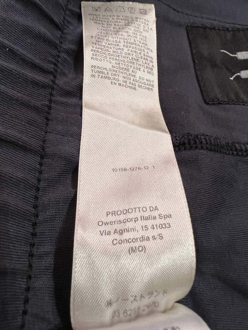 Rick Owens DRKSHDW PRISONNER DRAWSTRING紺