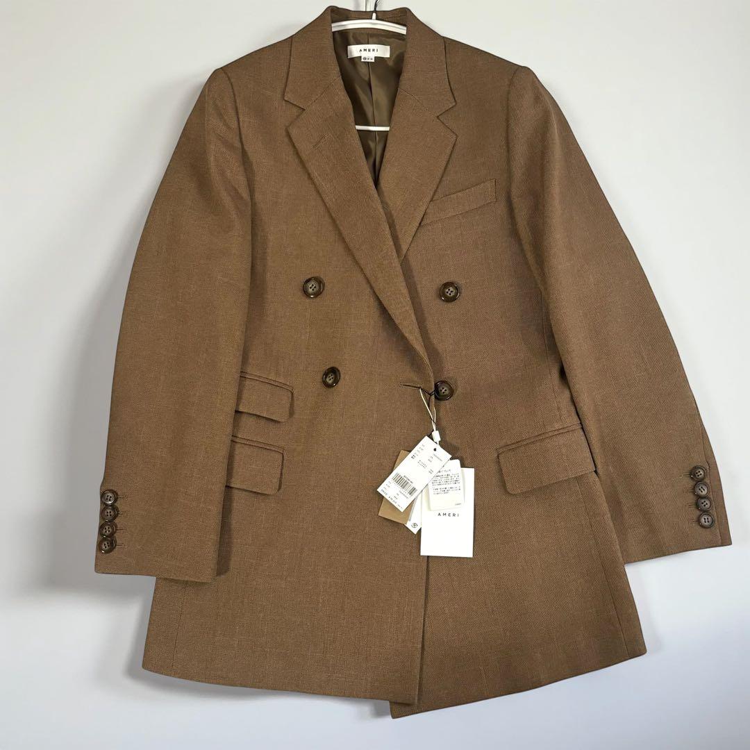 【新品タグ付き】AMERI アメリ テーラードジャケット ameri 茶 コート