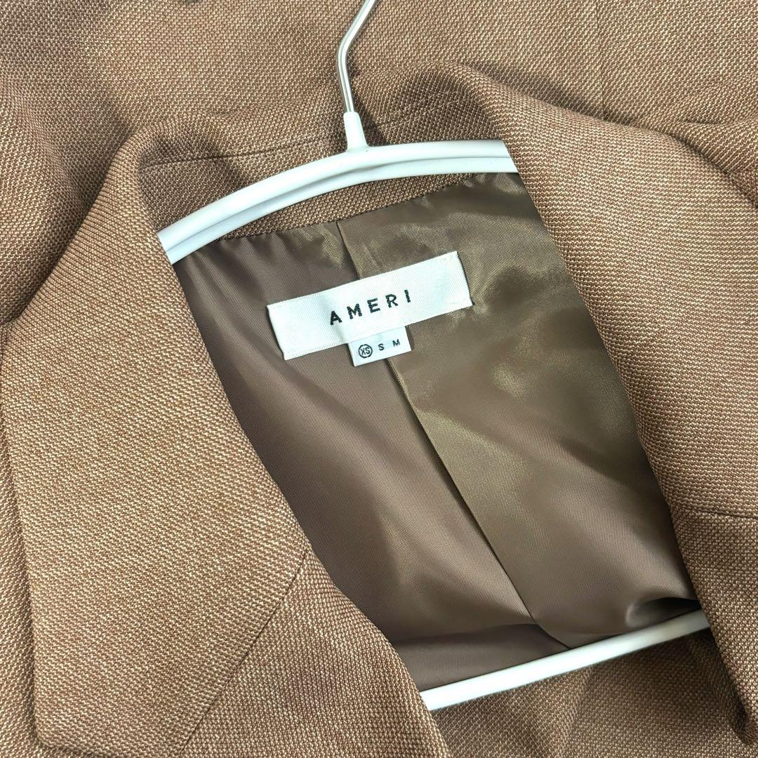 【新品タグ付き】AMERI アメリ テーラードジャケット ameri 茶 コート