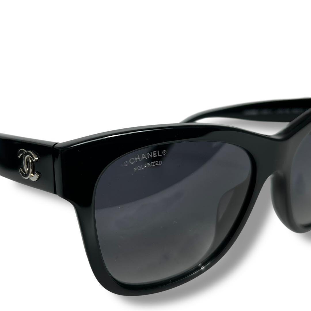 ほぼ未使用 4938 CHANEL シャネル サングラス スクエア シェイプ
