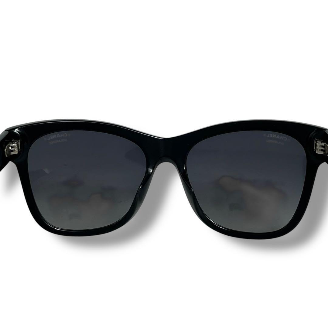 ほぼ未使用 4938 CHANEL シャネル サングラス スクエア シェイプ