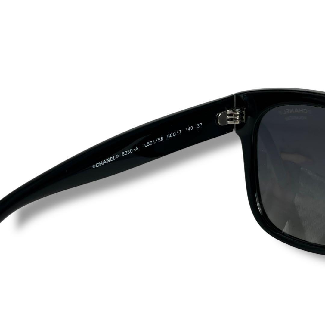 ほぼ未使用 4938 CHANEL シャネル サングラス スクエア シェイプ