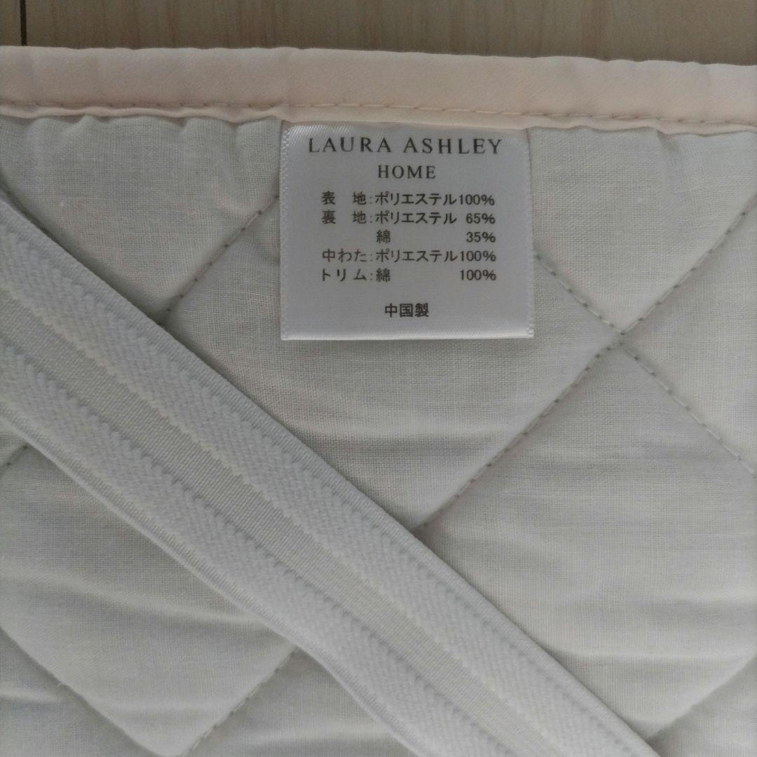 ローラアシュレイ　ローズ柄　敷きパッド　ダブル