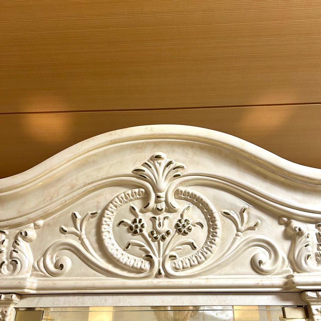 美品✨サルタレッリ　ヴェルサイユ　棚　アンティーク　照明　猫脚　ガラス　高級