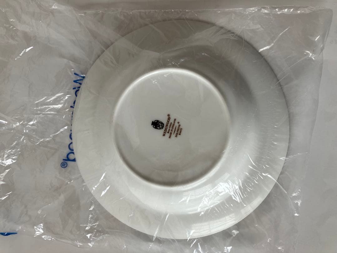 ウェッジウッド ドルフィンホワイト　 スーププレート　６枚