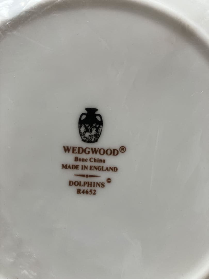 ウェッジウッド ドルフィンホワイト　 スーププレート　６枚