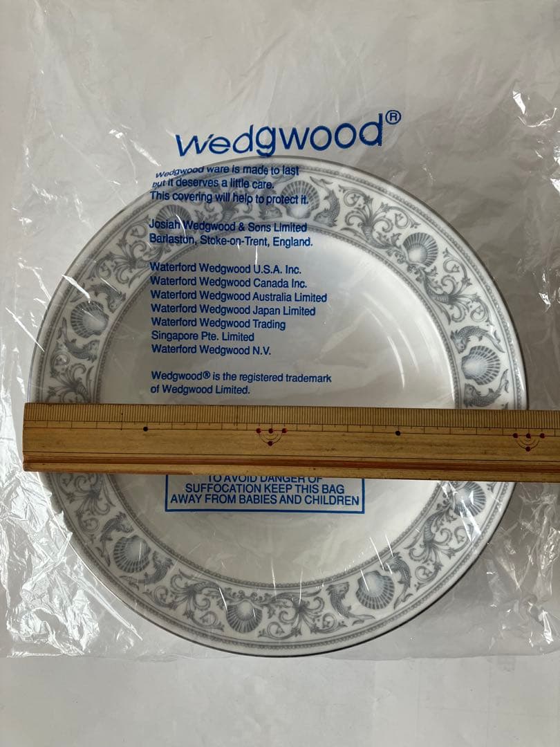 ウェッジウッド ドルフィンホワイト　 スーププレート　６枚