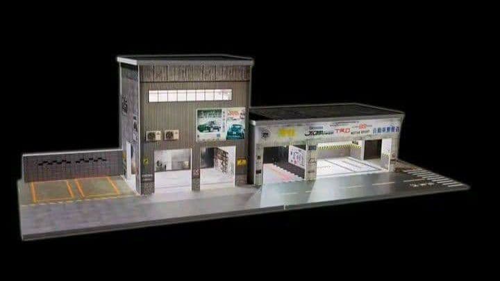 ⚠️ラスイチ⚠️■1/64【カーリペアショップ➕中古カーショップ】セット《新品》