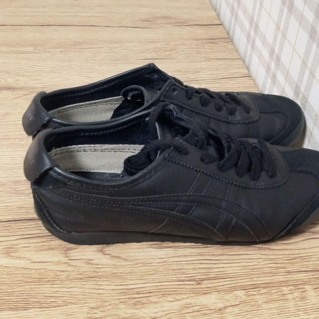 美品 OnitsukaTiger オニツカタイガー メキシコ66 黒 スニーカー