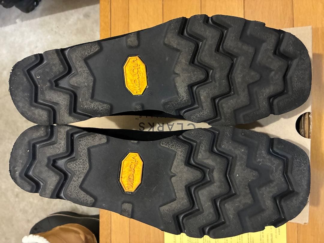 CLARKS Wallabee GTX ブラック 43