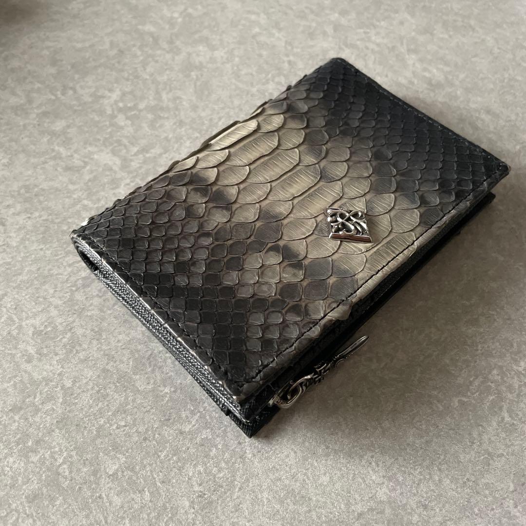 【最終値下げ　値引無し】アルテミス　クラシック　グレーパイソン　ミディアムサイズ