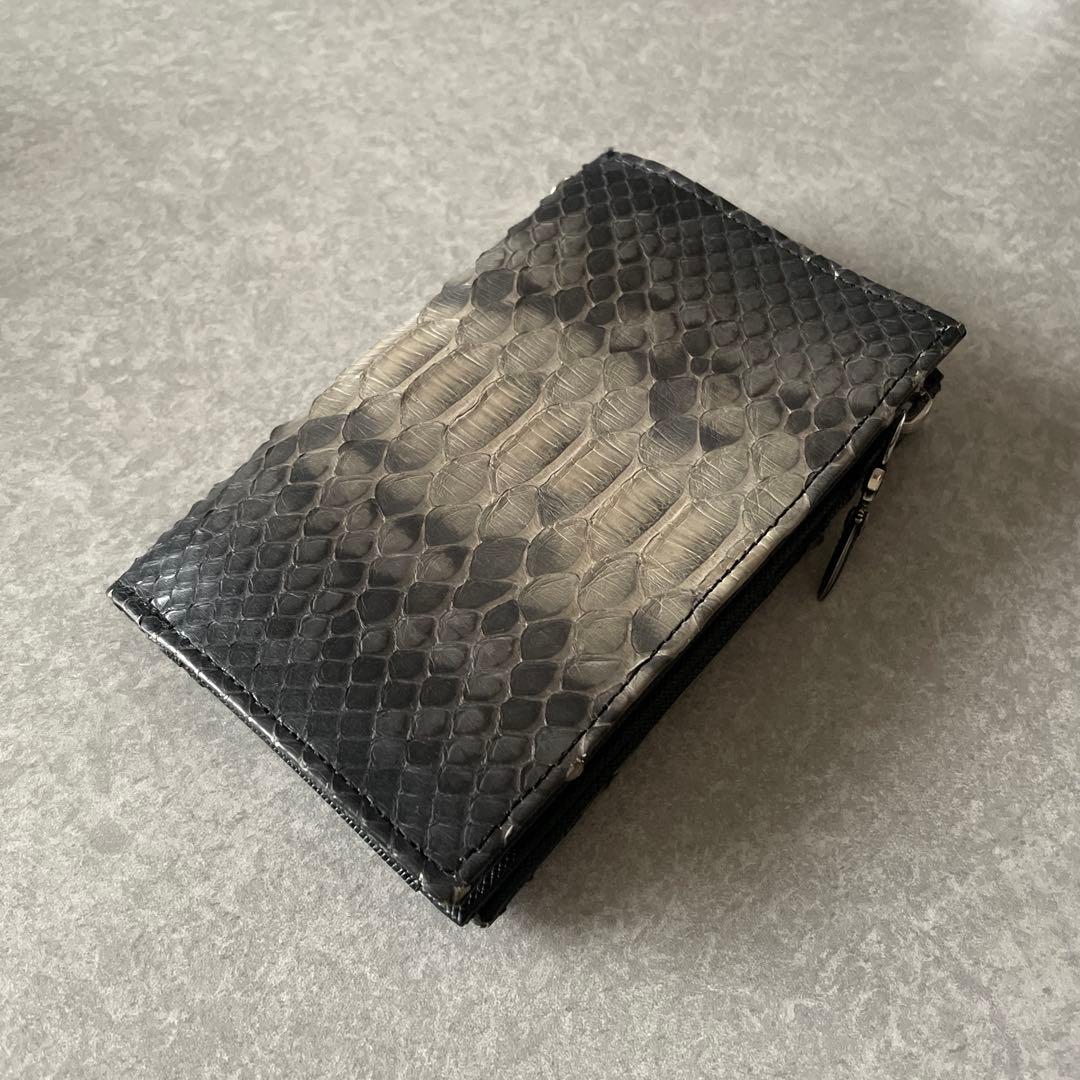 【最終値下げ　値引無し】アルテミス　クラシック　グレーパイソン　ミディアムサイズ