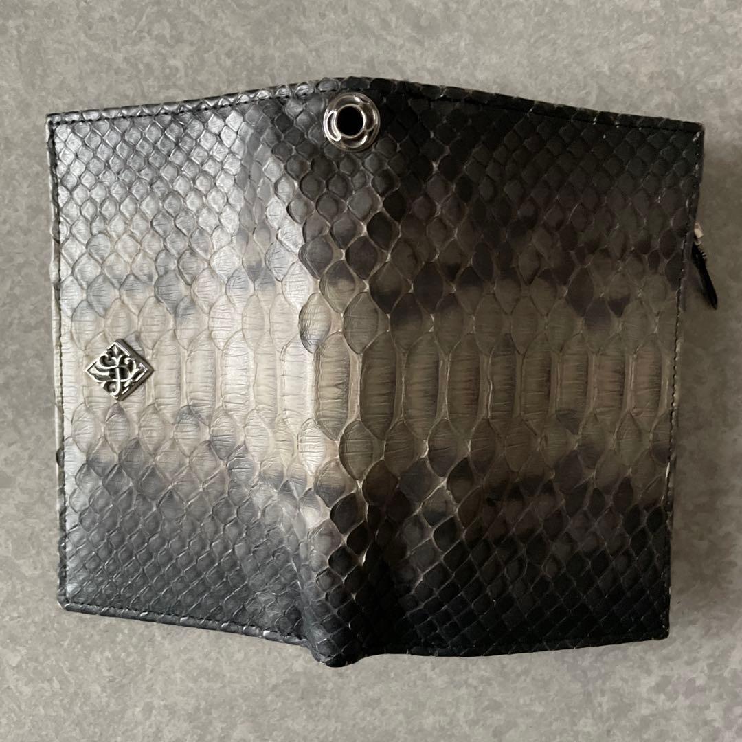 【最終値下げ　値引無し】アルテミス　クラシック　グレーパイソン　ミディアムサイズ