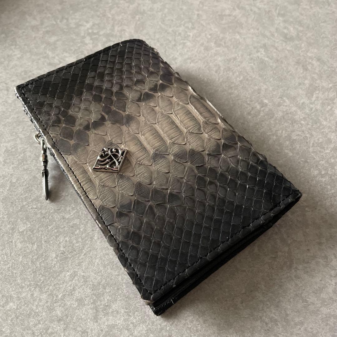 【最終値下げ　値引無し】アルテミス　クラシック　グレーパイソン　ミディアムサイズ