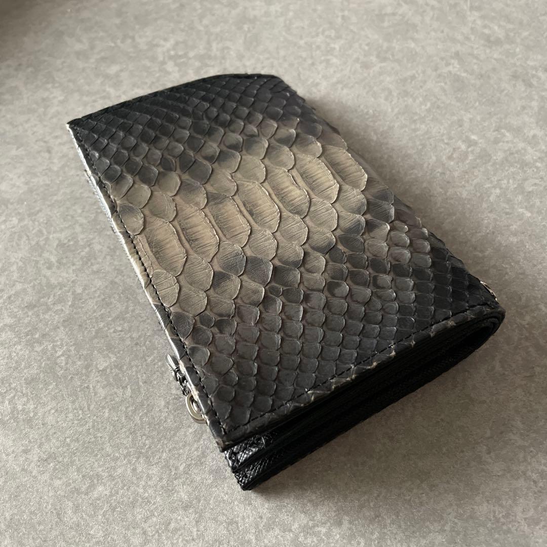 【最終値下げ　値引無し】アルテミス　クラシック　グレーパイソン　ミディアムサイズ