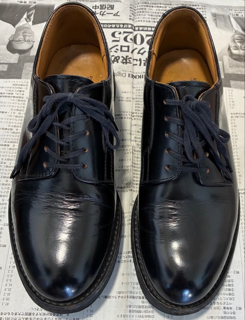 リ*ク様 ダナー ポストマンシューズ D-4300 BLACK 7H 25.5c