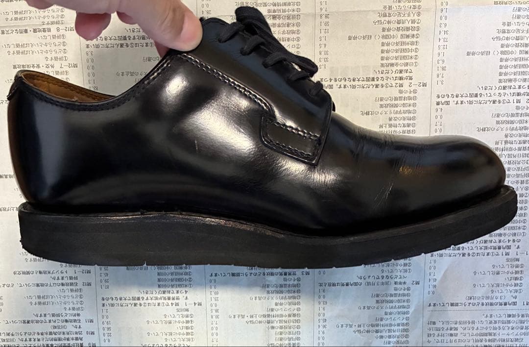 リ*ク様 ダナー ポストマンシューズ D-4300 BLACK 7H 25.5c