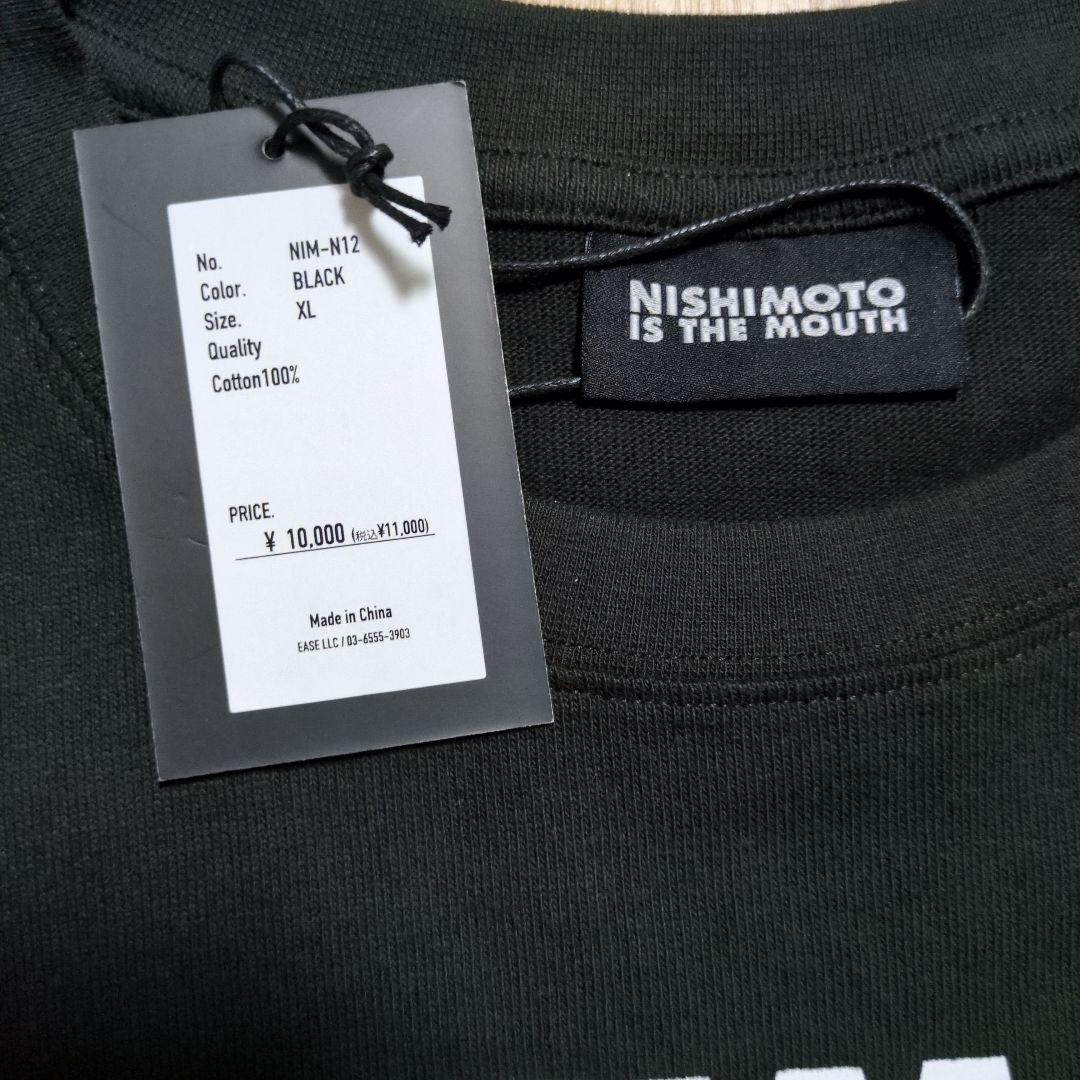 激レア　ニシモト イズ ザ マウス 長袖カットソー黒 希少 XL　シソンヌ カズ