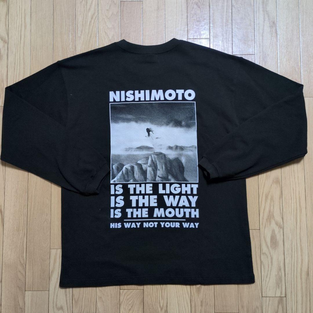 激レア　ニシモト イズ ザ マウス 長袖カットソー黒 希少 XL　シソンヌ カズ