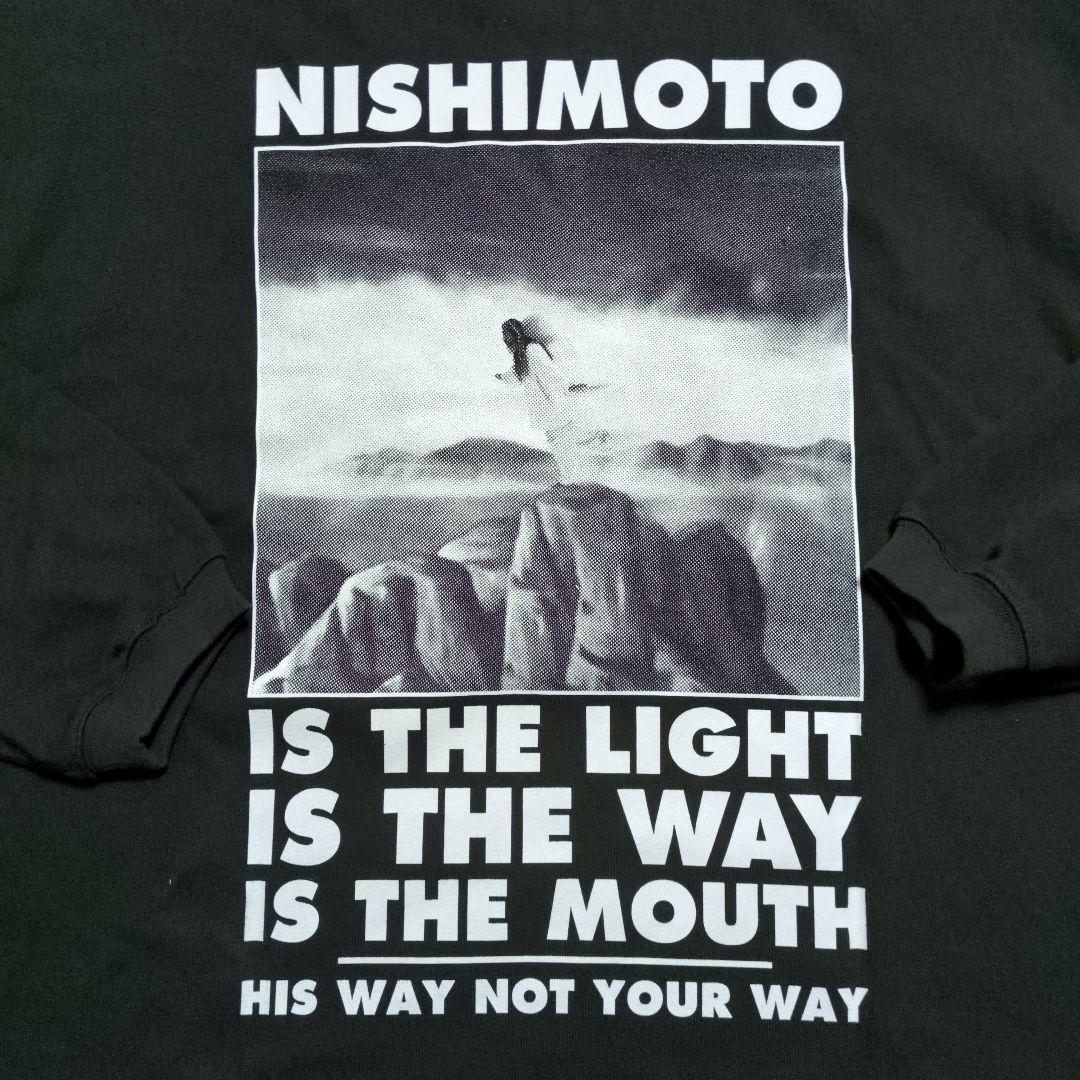 激レア　ニシモト イズ ザ マウス 長袖カットソー黒 希少 XL　シソンヌ カズ