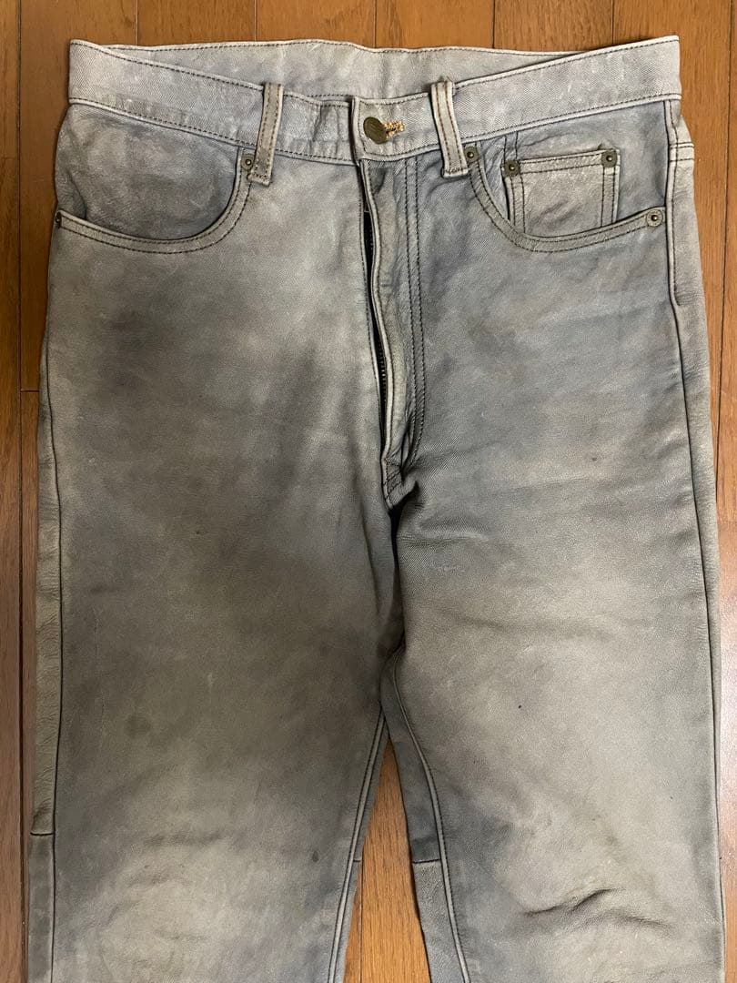 KUSHITANI レザー エクスプローラージーンズ 31 クシタニ