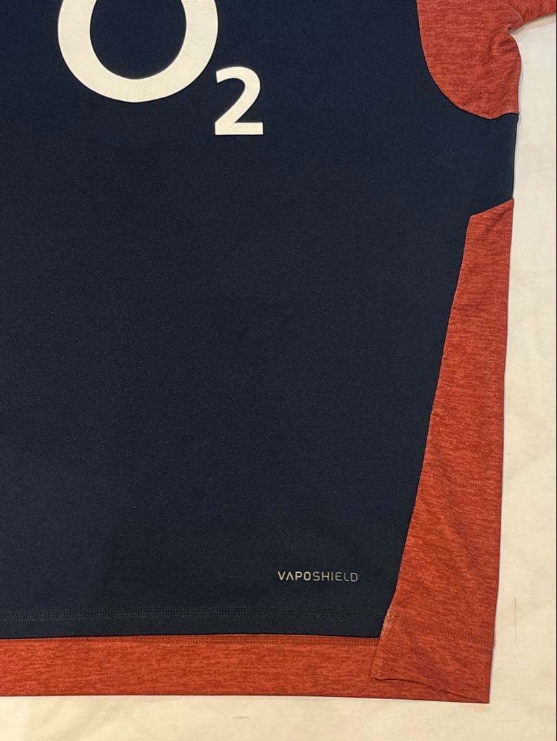 ラグビー　イングランド代表　長袖　トレーニングシャツ　ウォームアップウェア