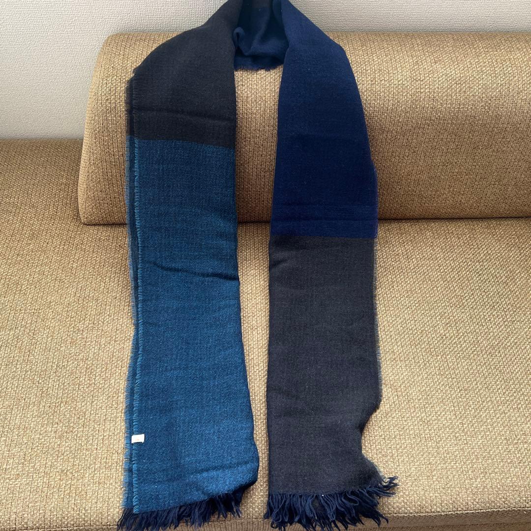 パラスパレス　ヴーム vmマフラー　ウール　ブルー　未使用品