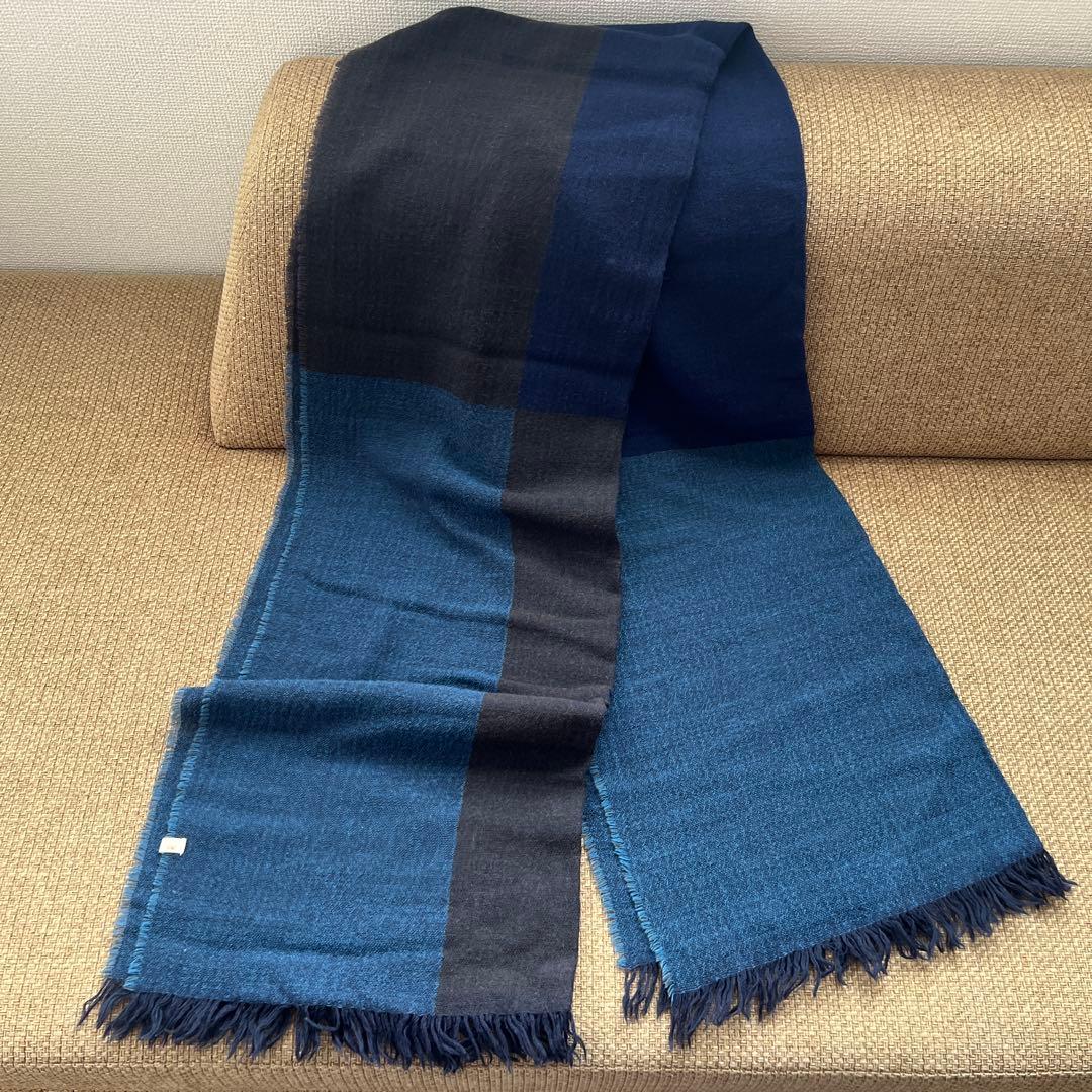 パラスパレス　ヴーム vmマフラー　ウール　ブルー　未使用品