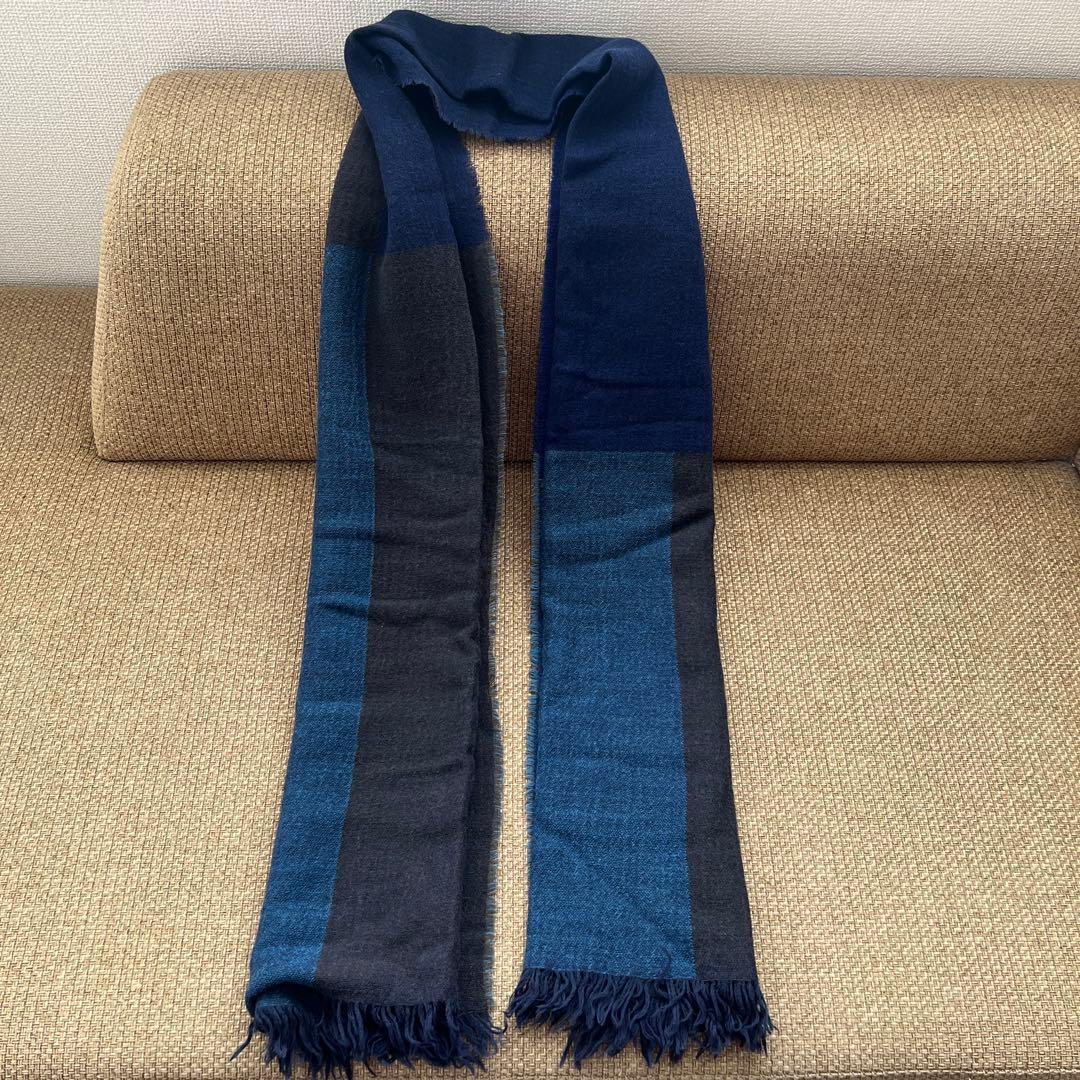 パラスパレス　ヴーム vmマフラー　ウール　ブルー　未使用品