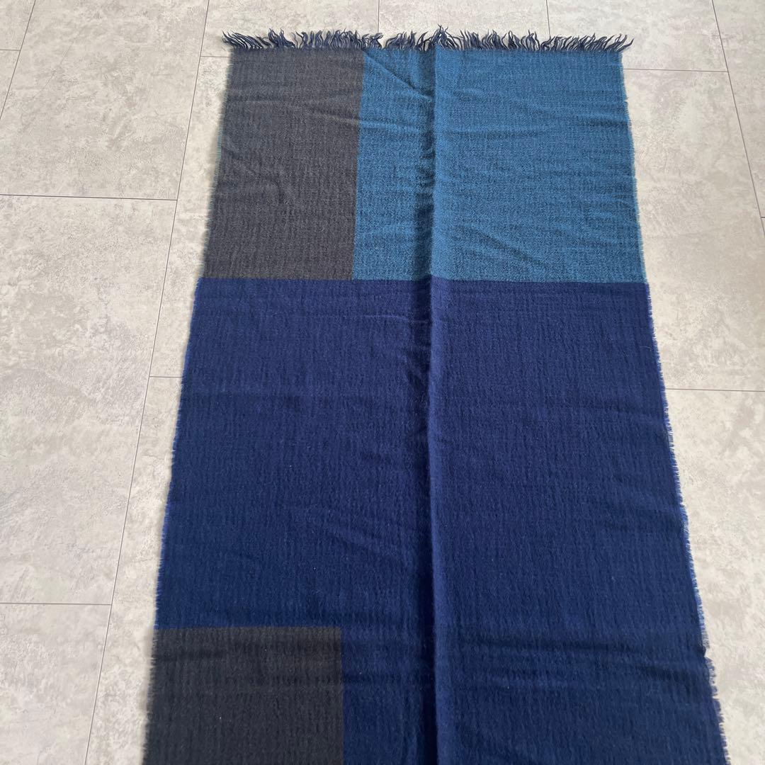 パラスパレス　ヴーム vmマフラー　ウール　ブルー　未使用品