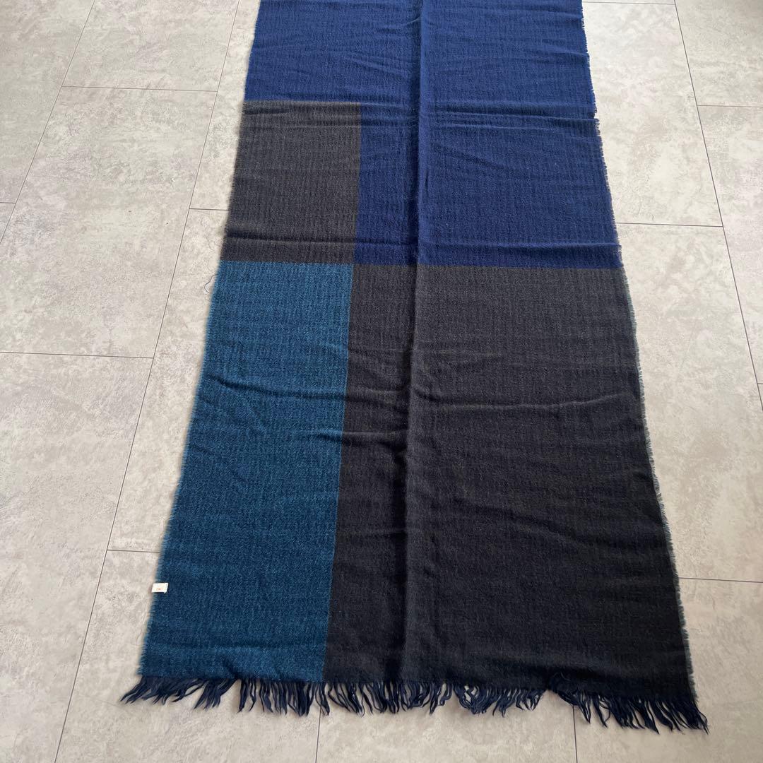 パラスパレス　ヴーム vmマフラー　ウール　ブルー　未使用品