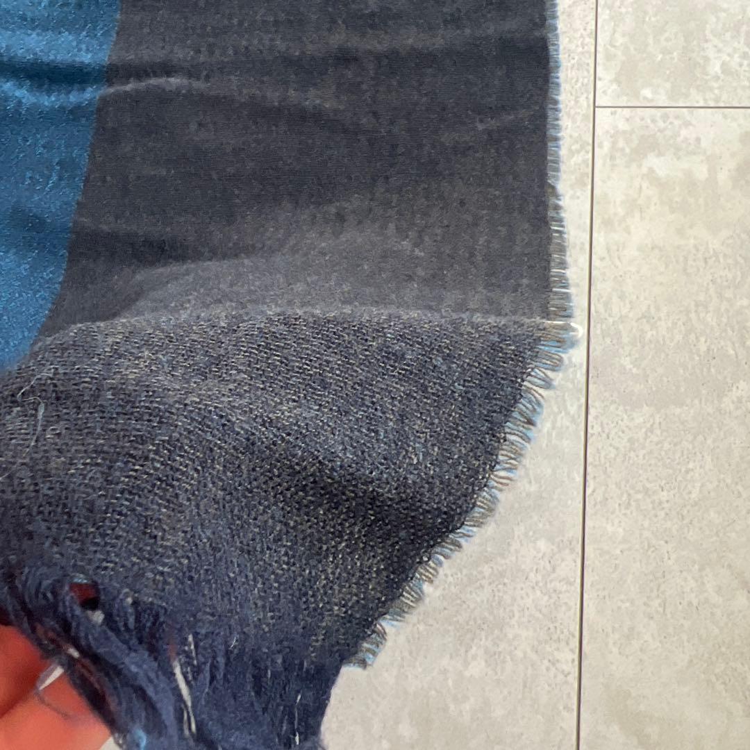 パラスパレス　ヴーム vmマフラー　ウール　ブルー　未使用品