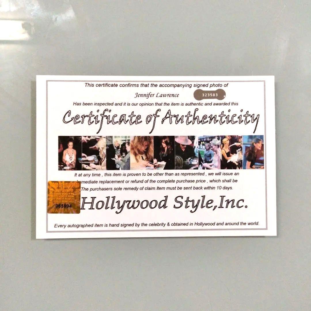 ジェニファー・ローレンス直筆サイン入り超大型写真…レッド・スパロー