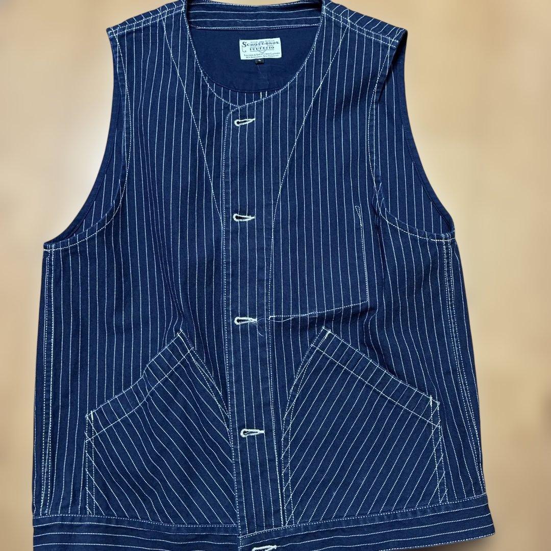 ク*パ様 SCHOTT BROS. PERFECTO ストライプパンツとベストセ