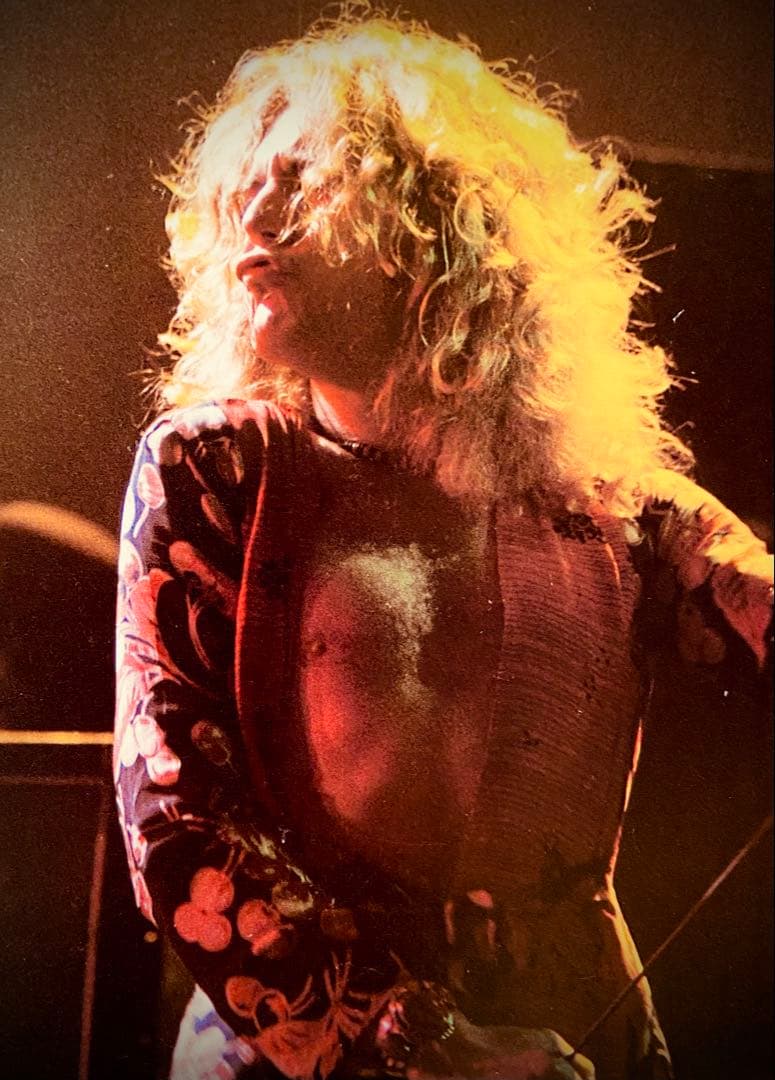 レッド・ツェッペリン貴重写真集LIVE DREAMS 著者サイン入り