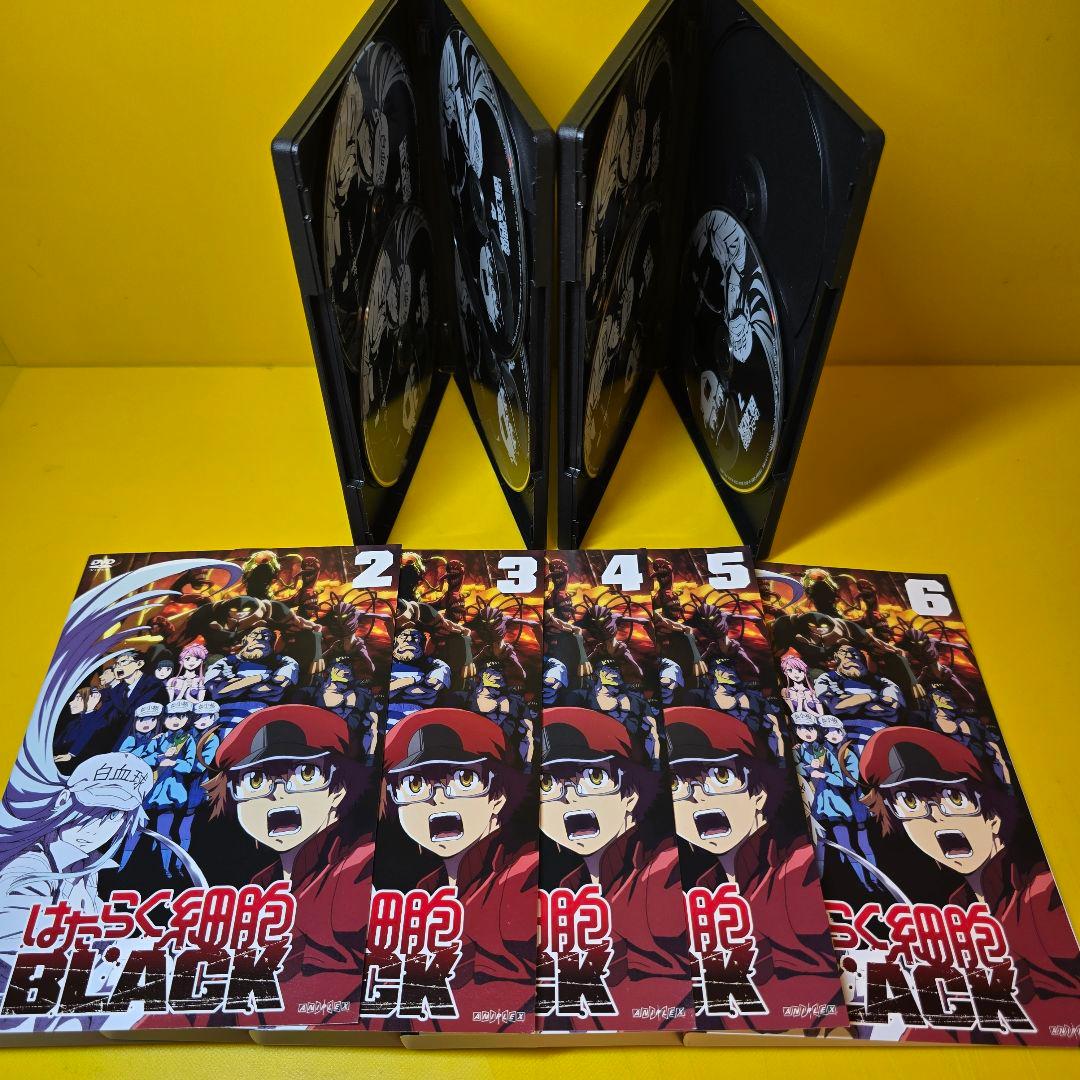 新品ケース交換済み　はたらく細胞BLACK　DVD全7巻完結セット