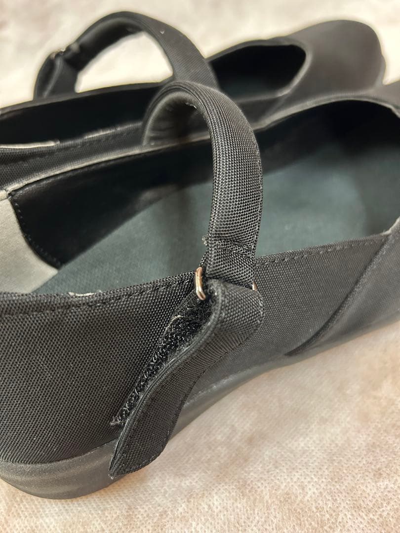 AKAIISHI ブラック160膝楽パンプスオールウェザー　25.0