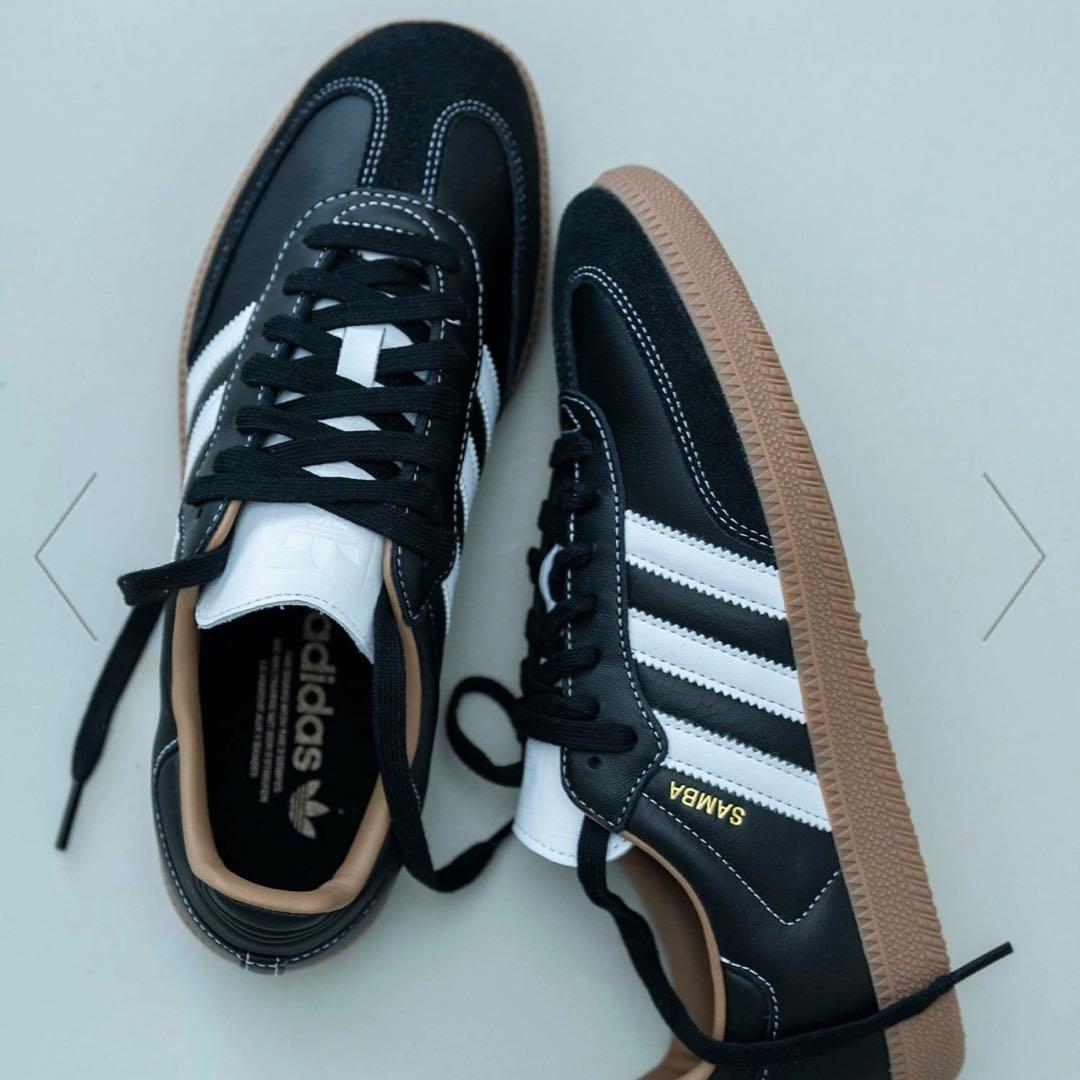adidas Samba ブラック　スニーカー　アダムエロペ