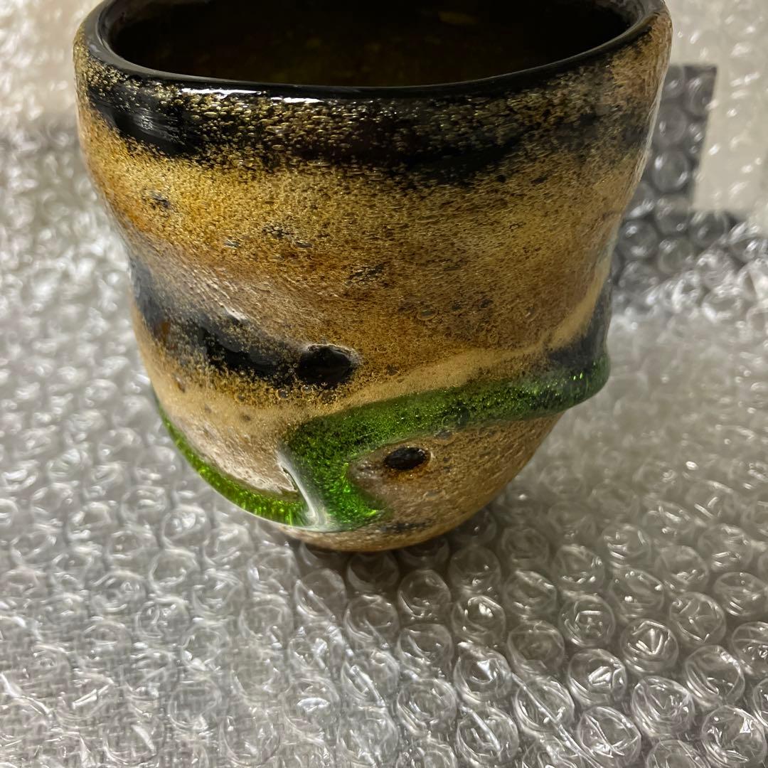 稲嶺盛吉　泡グラス