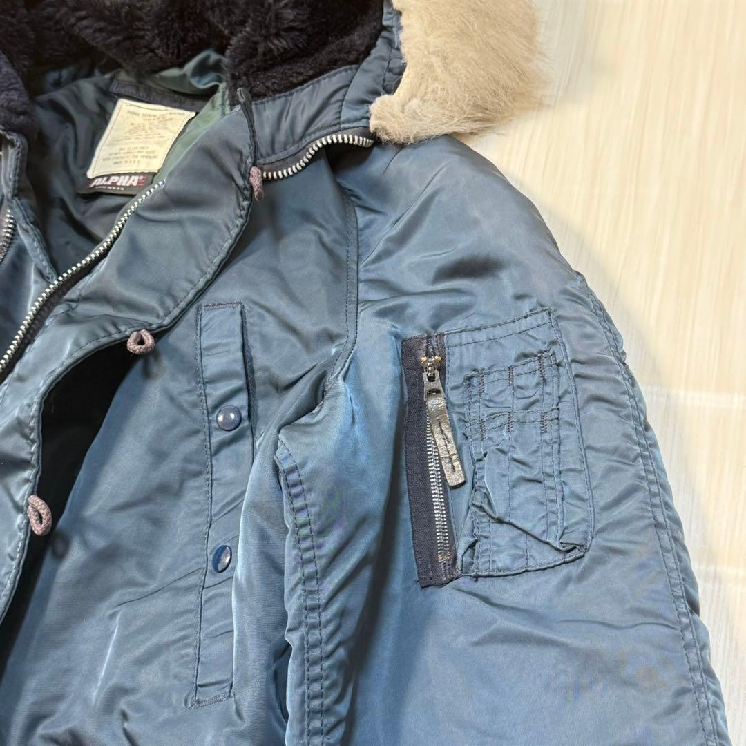80s ALPHA N3B USA製 旧タグ 3本タグ ミリタリージャケット